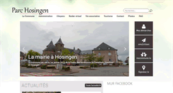 Desktop Screenshot of hosingen.lu